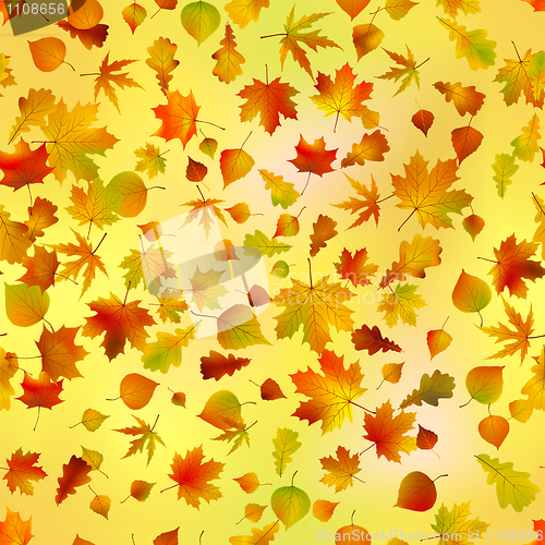 Image of Seamless autumnal background