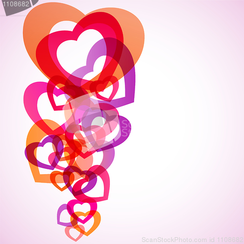 Image of Abstract heart background