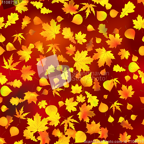 Image of Seamless autumnal background
