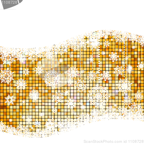 Image of Crastmas background mosaic with light. EPS 8