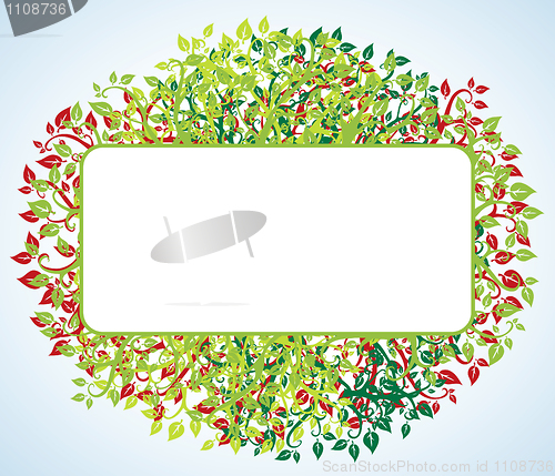 Image of vector floral fantasy illustration