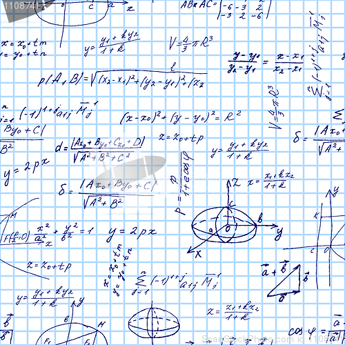 Image of Maths seamless pattern