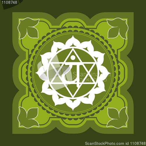 Image of 7 Chakras  (Vector) RGB