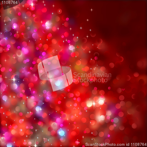 Image of Christmas lights. (Without a transparency) EPS 8