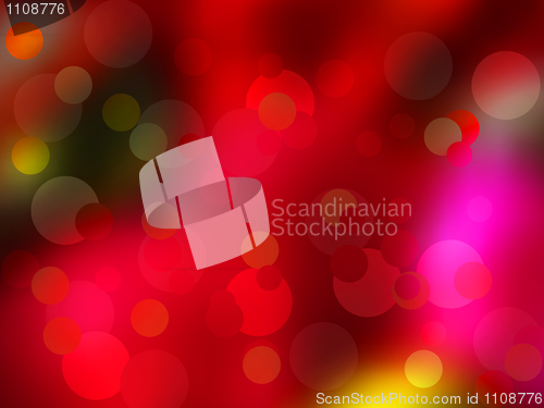 Image of Christmas lights as background. EPS 8