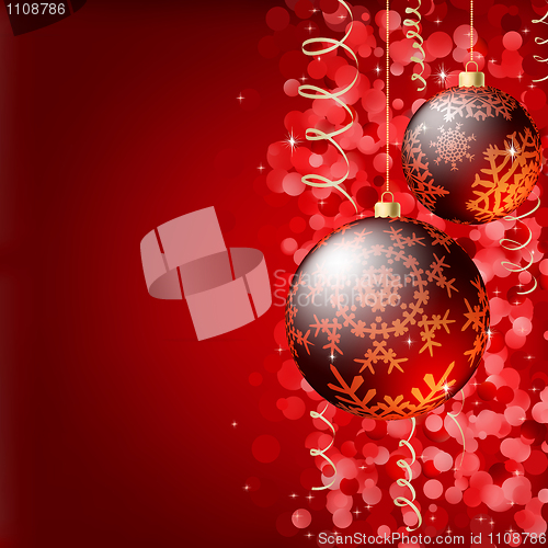 Image of Merry Christmas Elegant Background.