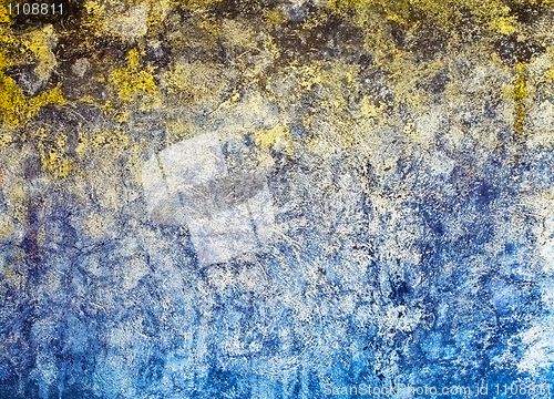 Image of Cracks, stains and mold on plaster