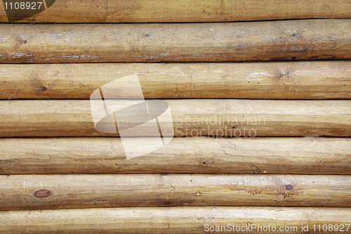 Image of Wall of building - wooden logs