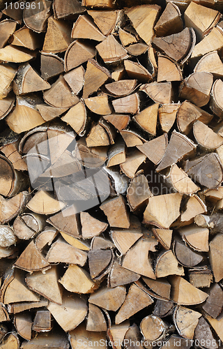 Image of Background - Stack of fire wood