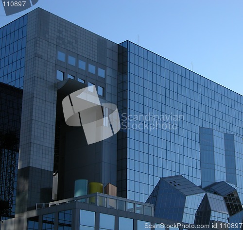 Image of Blue architectural structures