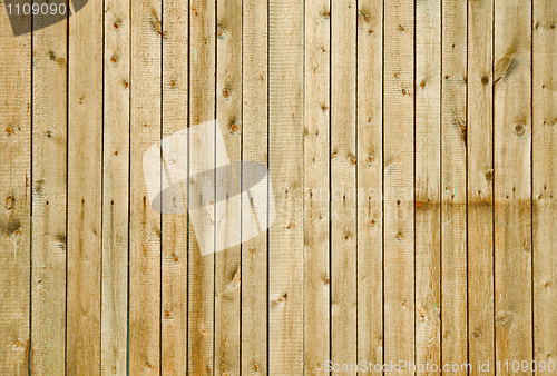 Image of Wall covered with boards - wooden background