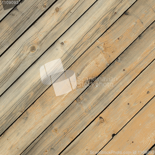 Image of Texture - wall covered with wooden boards