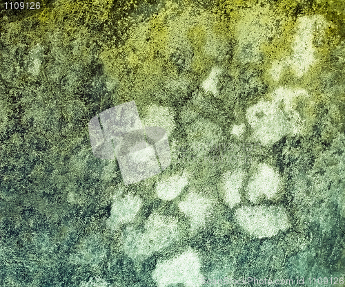 Image of Concrete wall with stains - background