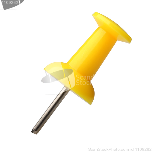 Image of Yellow pushpin