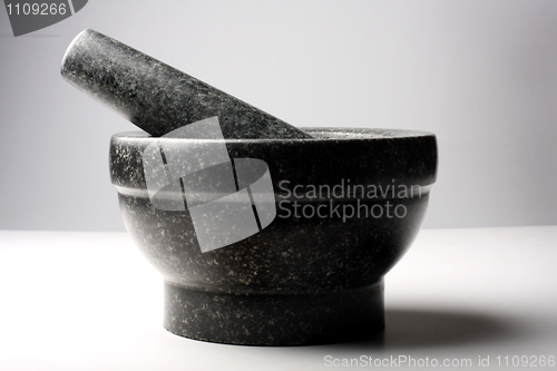 Image of Granite mortar and pestle