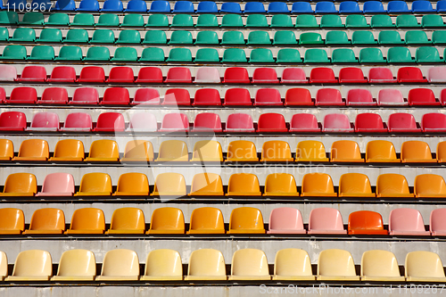 Image of Empty stadium seats