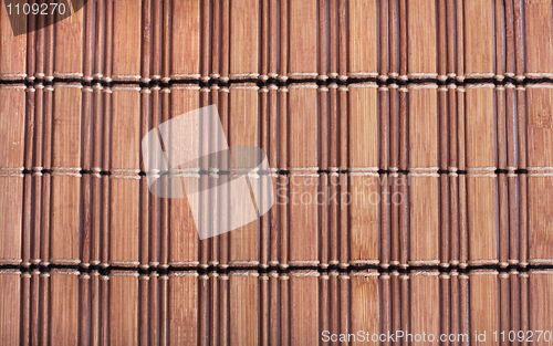 Image of Texture of bamboo mat