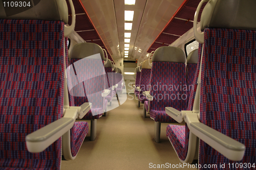 Image of interior of train