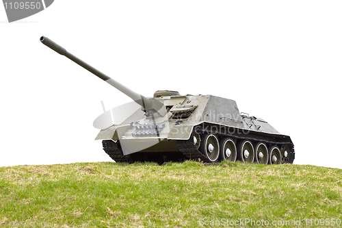 Image of Russian ancient self-propelled artillery