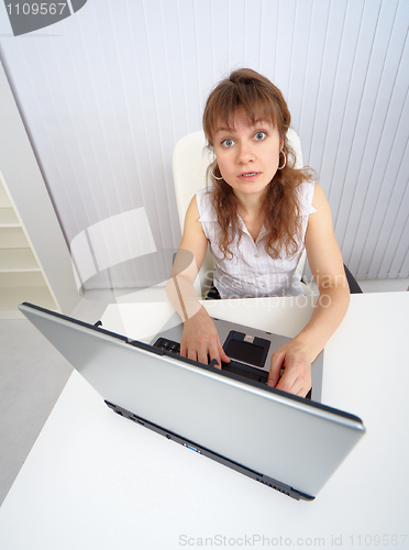 Image of Woman was caught watching pornographic sites at work