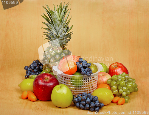 Image of Still life - fruits on table