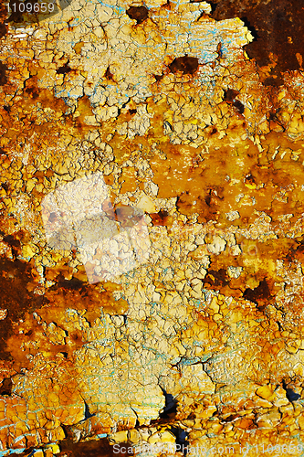 Image of Surface with cracks and rust