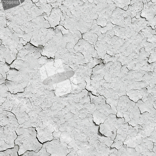 Image of Square monochrome cracked texture