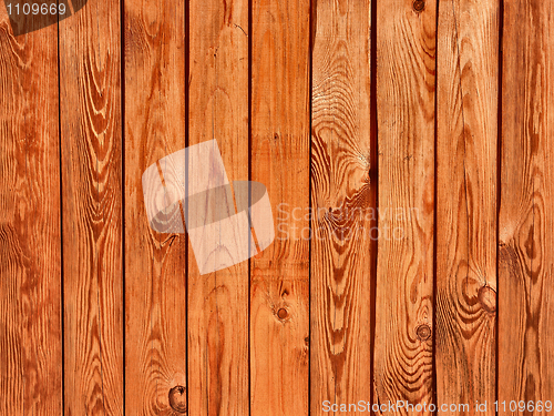 Image of Texture of a brown wooden fence