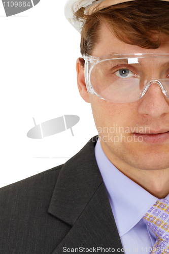 Image of Engineer in goggles