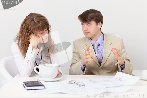 Image of Man explains that a woman who falls asleep from boredom