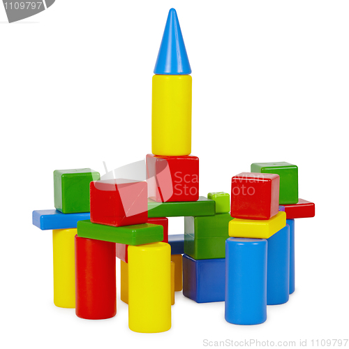 Image of Tower of toy bricks