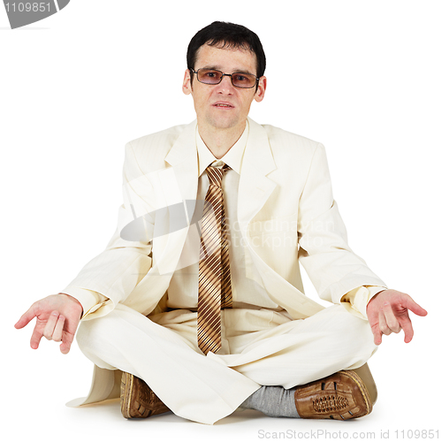 Image of Cool guy in white suit