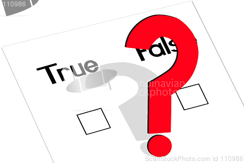 Image of True-False-Questionmark