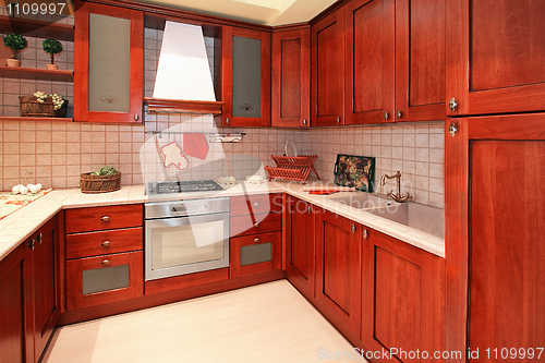 Image of Country kitchen counter