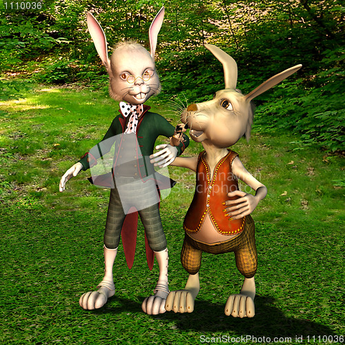 Image of two Easter Bunny in Interview 