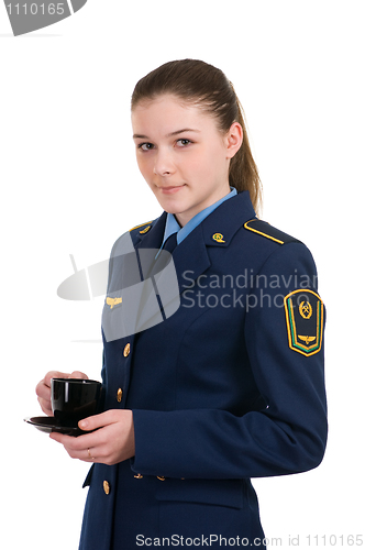 Image of girl in uniform