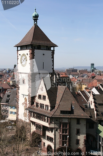 Image of Schwabentor Gate Schwaben in Freiburg in Breisgau Germany