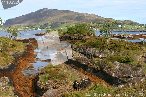 Image of Scenery on the island Voksa in Norway