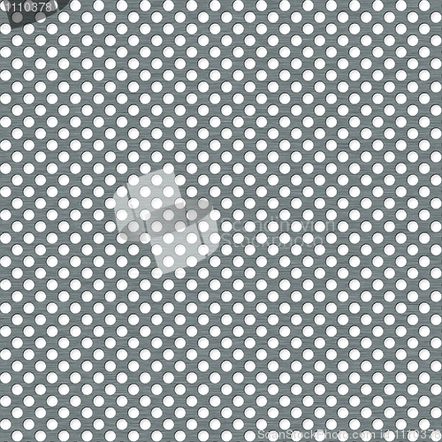 Image of Metal plate with apertures - seamless background