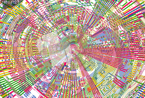 Image of Illustrating background of electronic components