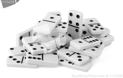 Image of Handful of dominoes