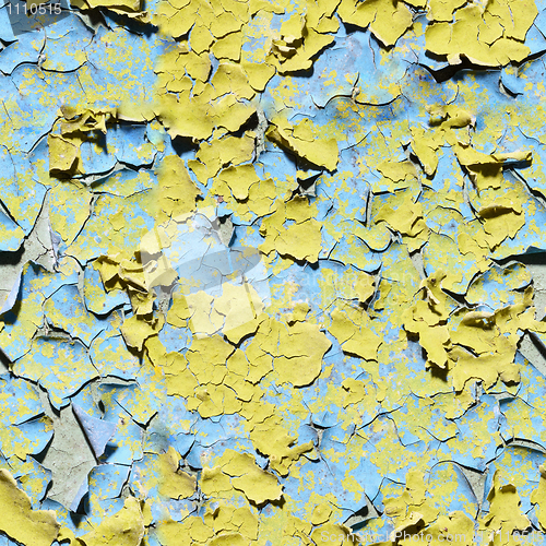 Image of Seamless texture - old dirty wall with peeling paint