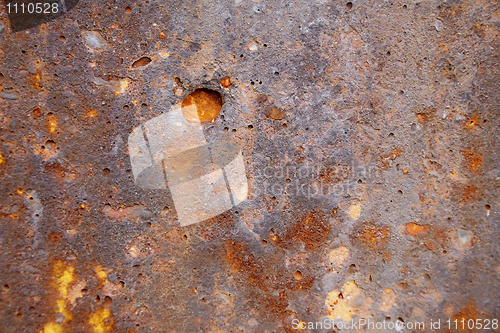 Image of Rough dirty stained rusty background