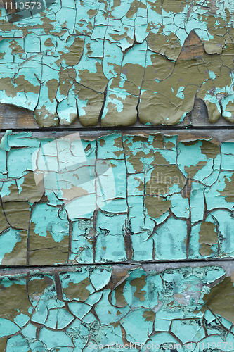 Image of Old weathered cracked enamel