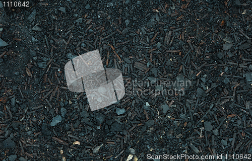 Image of Rusty trash on ground - background