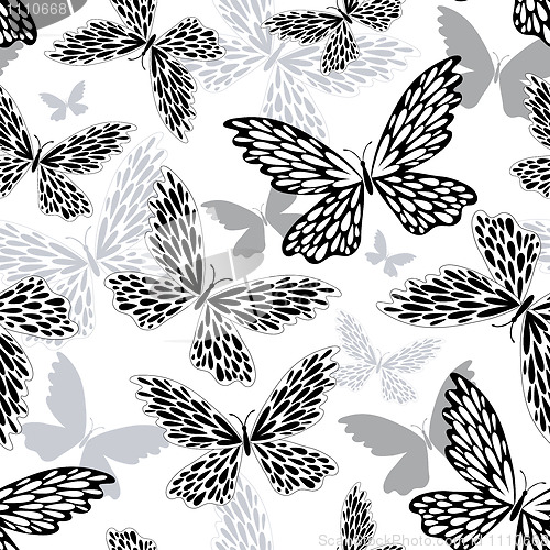 Image of Repeating white-black pattern
