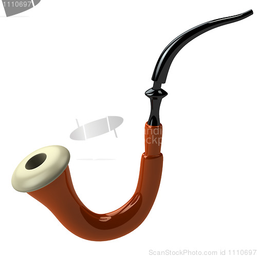 Image of 3d brown pipe