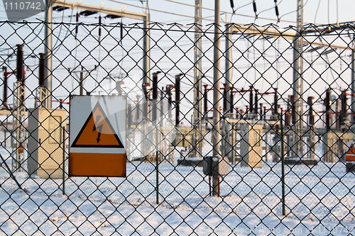 Image of high-voltage substation