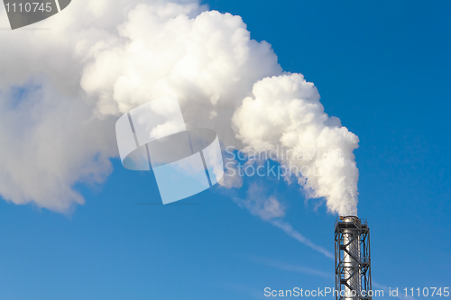 Image of Polluting smoke coming out of chimney 