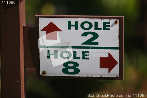 Image of Golf sign